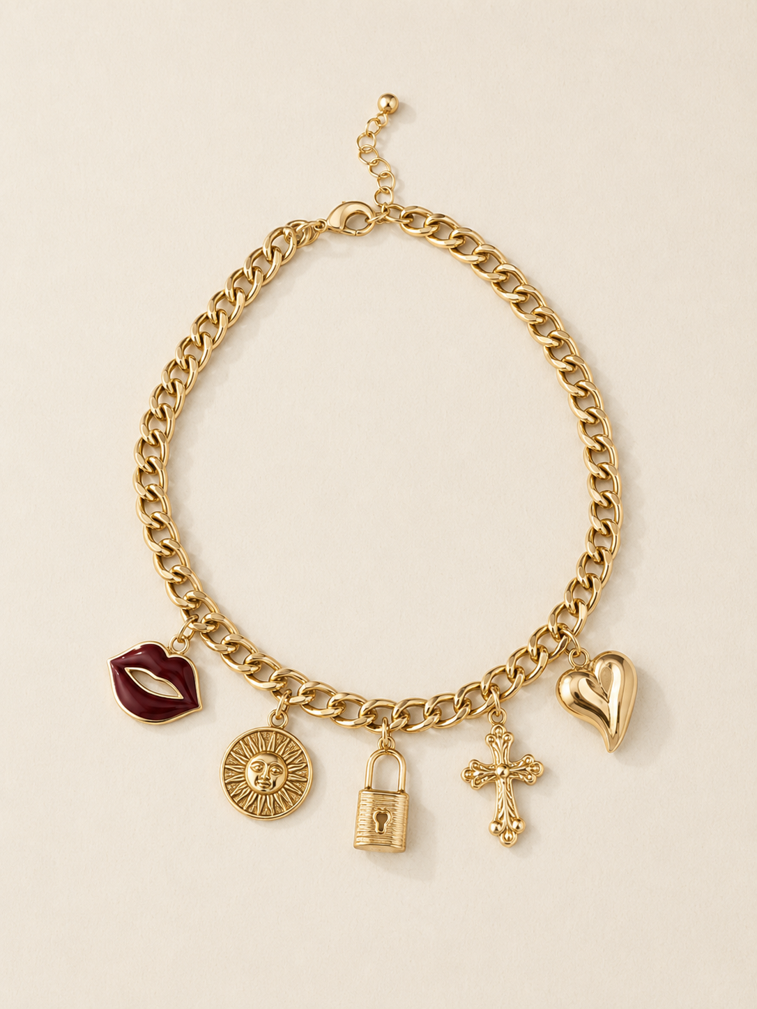 Collier Charms « Éclat Rebelle »