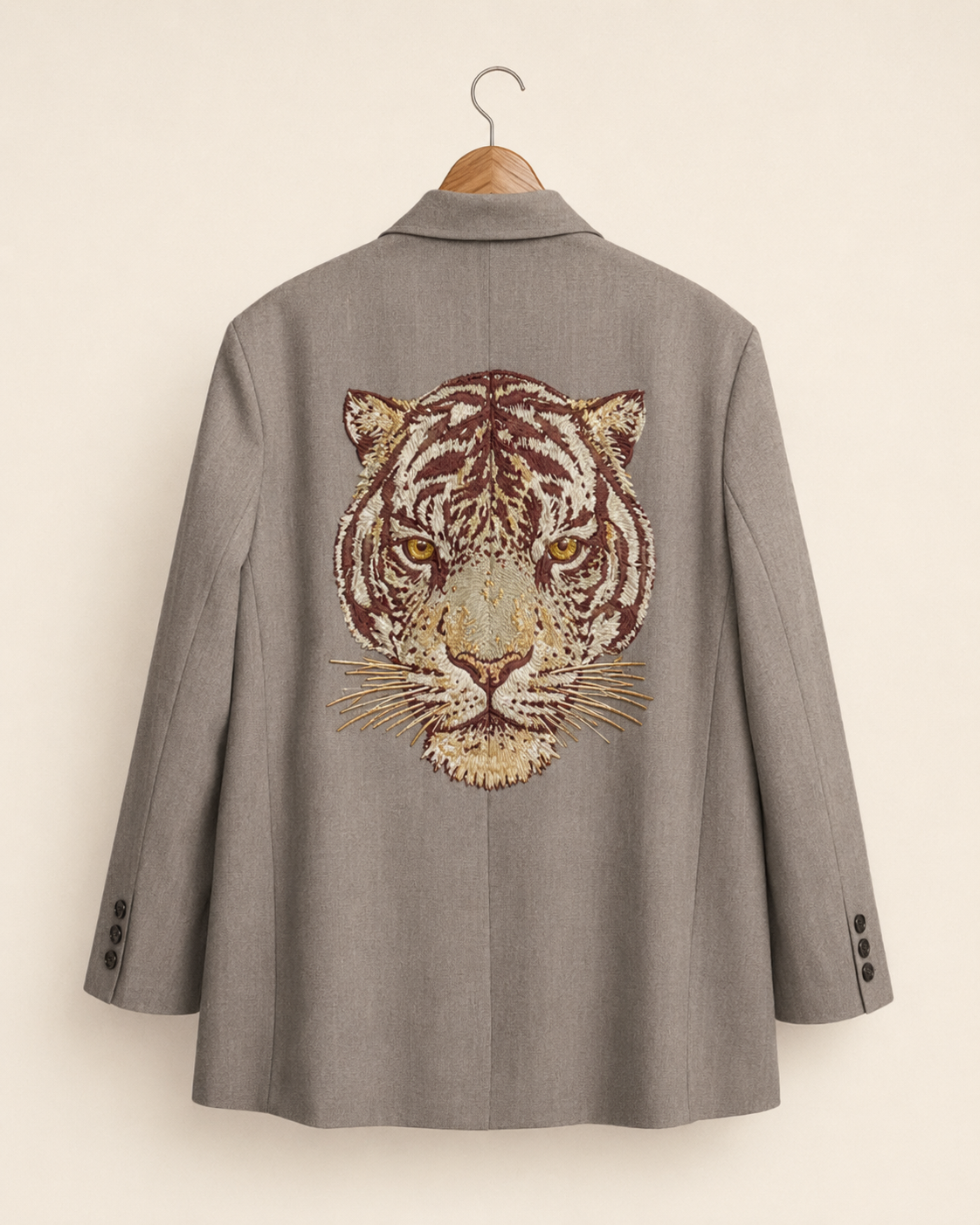 Blazer tigre gris